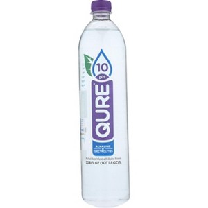 Qure Water Alkaline - Count of 12 - 1lt - 1 of 4