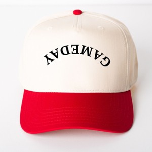 Simply Sage Market Gameday Upside Down Arch Canvas Trucker Hat - 1 of 3