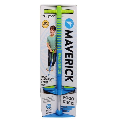 World's Best Selling Maverick 2.0 Foam Pogo Stick, Ages 5+, 40-80lbs - Grey  Sea