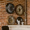 Yosemite Home Decor Black Round Gear Clock - 3 of 4