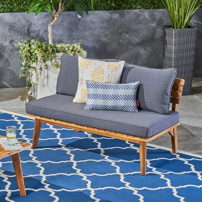 Modern Sofa Loveseat Accent Chair Twin Size Fabric 2 Seater Small Couch for Home, Apartment, Living room