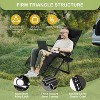 Zero Gravity Lounge Chair, Recliner Chair w/Removable Cushion, Headrest and Cupholder - 4 of 4