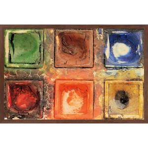 Trends International Tom Quartermaine - Lovely Old and Used Paints Framed Wall Poster Prints - 1 of 4