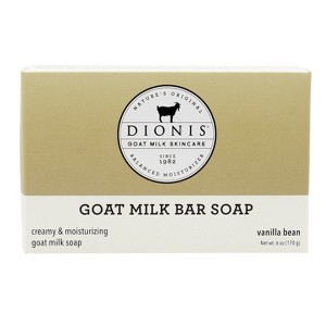 Dionis Goat Milk Bar Soap Vanilla Bean, 6 oz - 1 of 4
