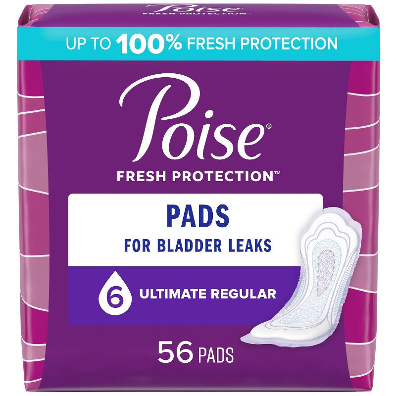 Poise Incontinence Bladder Control Pads - Ultimate Absorbency, 1 of 8