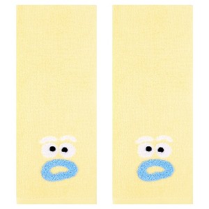 REGALWOVEN Abstract Pattern Cotton Bathroom Soft Absorbent Hand Towel 14" x 30" - 1 of 4