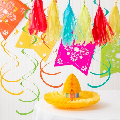  Serape Fiesta Decorations Kit 