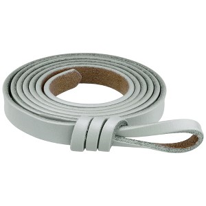 Elerevyo Women's Faux Leather Skinny Belt for Dress Adjustable Knotted Thin Waist Belts - 1 of 4