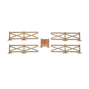 Department 56 Department 56 Brown Crossbuck Fence Set - Set of 5 - 6014716 - 1 of 4