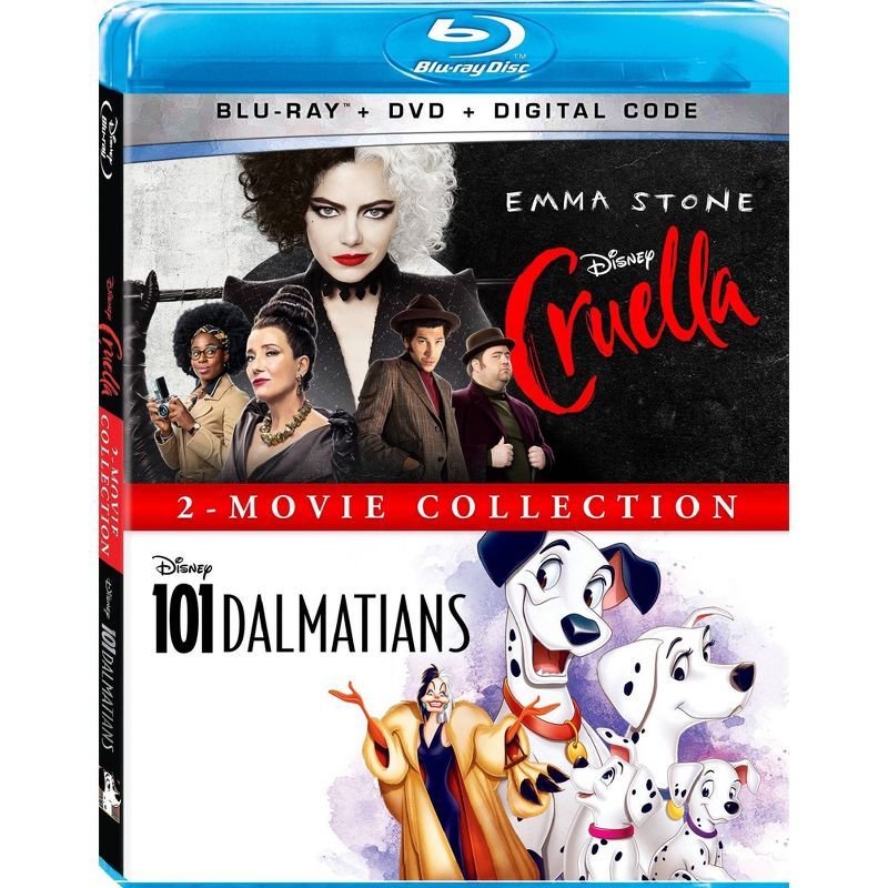 Cruella/One Hundred One Dalmatians: 2-Movie Collection (Blu-ray + DVD + Digital), 1 of 3