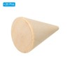 Unique Bargains Jewelry Storage Display Wood Cone Ring Holders 20 Pcs - 3 of 4