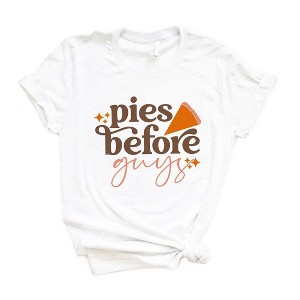 Simply Sage Market Women's Pies Before Guys Short Sleeve Graphic Tee - 1 of 4