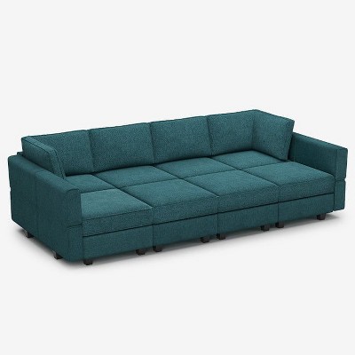 Belffin Modular Terry Sleeper Sofa with Storage Seat (8 Seats + 8 Sides)