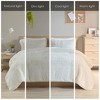 SEVOBAL Bedding Sets, Twin XL Shaggy Long Fur Comforter Mini Set for Modern Cozy Bedrooms, White, 18.11"*9.45"*8.66" - 2 of 4