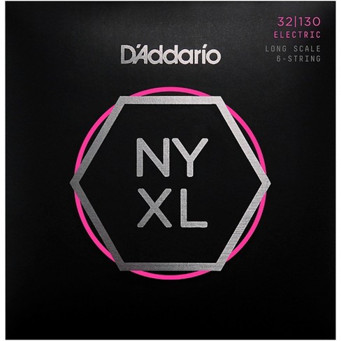 D'Addario NYXL32130 Gauge 6-String Long Scale Electric Bass Strings - image 1 of 3