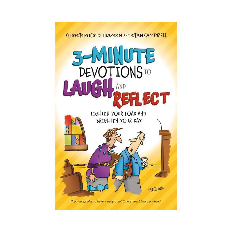 3-Minute Devotions to Laugh and Reflect - by  Christopher D Hudson & Stan Campbell (Hardcover), 1 of 2