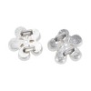 Unique Bargains Faux Pearl Five-petal Plum Blossoms Candied Haws Shape Shoelace Charms 1 Pair - 4 of 4