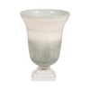 Glass Vase with Marble Base - Handcrafted Metal & Glass Decorative Accent, Elegant Glam Design for Home, Office, Bedroom, or Living Room - 2 of 4