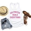 Simply Sage Market Saltwater Heals Everything Arched Racerback Tank - 3 of 4