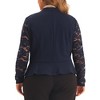 Agnes Orinda Women's Plus Size Long Sleeve Lace Open Front Suit Jackets - 4 of 4