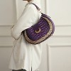 MKF Collection Jain Women’s Luxe Croc-Embossed Half Moon Shoulder Bag by Mia K - 3 of 4