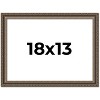 PosterPalooza | Sculpted Silver Picture Frame - UV Acrylic, Backing Board, Hanging Hardware Included - 2 of 4