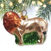 Exotic Safari Lion Glass Christmas Ornament| OrnamentallyYou - 4 of 4