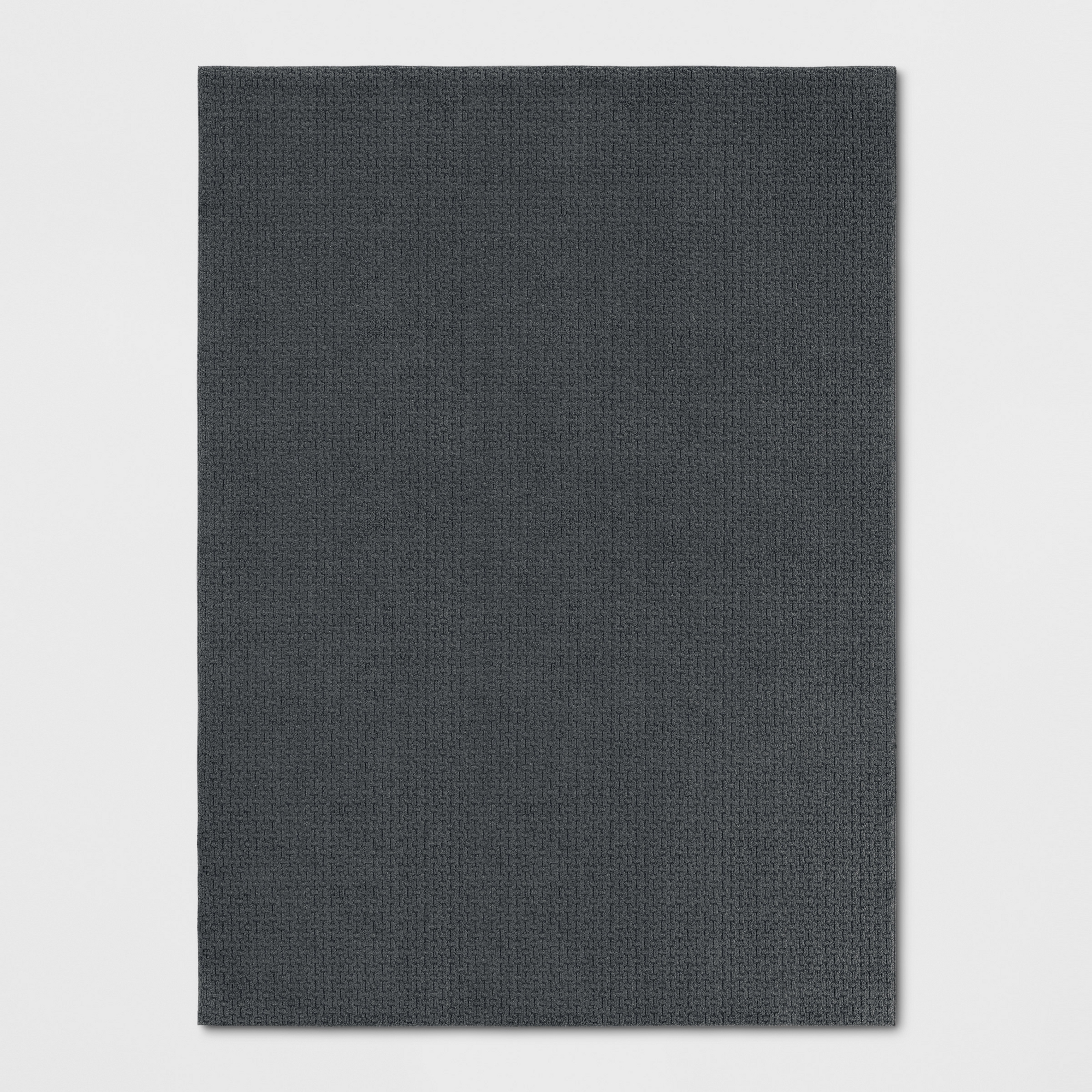 4'x5'6" Washable Solid Machine Tufted Accent Rug Gray - Threshold™