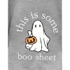 Plus Size Sweatshirts Funny Halloween Plus Size T-Shirt Crew Neck Long Sleeve Funny Sayings This is Some Boo Sheet Festive Graphic Sweatshirts - 3 of 3