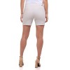 Rekucci Women's Comfort Fit Woven Riviera Shorts with Zipper Pockets - 3 of 4