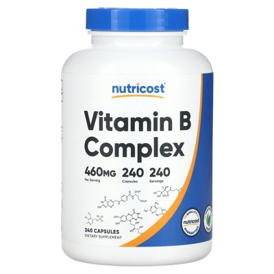 Nutricost Vitamin B Complex, 460 Mg, 240 Capsules : Target