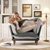 Aukfa Reversible 5-in-1 Sofa Cushion Set， Dual Leather/Fabric, Adjustable Pads, Feather-Foam Hybrid, High Legs – All-Season Comfort - 3 of 4