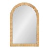 Kate and Laurel Rahfy Arch Framed Wall Mirror, 20x30, Natural - 2 of 4