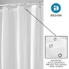 iDesign Stall-Size EVA Shower Curtain Liner - 54" x 78" - Frost - 2 of 4