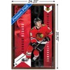Trends International NHL Chicago Blackhawks - Connor Bedard 24 Framed Wall Poster Prints - 3 of 4