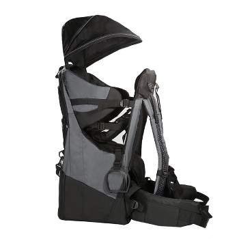 ClevrPlus Deluxe Outdoor Child Backpack Baby Carrier Light Outdoor Hiking, Grey