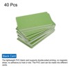 Unique Bargains Blank PVC Waterproof Bendable Printers Badges ID Card 40 Pcs - 3 of 4