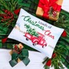 The Lakeside Collection Christmas at the Barn Embroidered Accent Pillows - 2 of 4