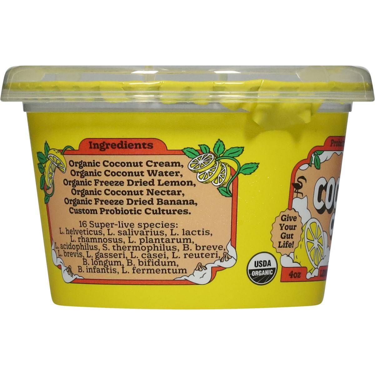 The Coconut Cult Organic Lemon Meringue Coconut Yogurt - 4oz - thumbnail 2