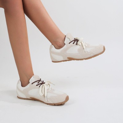 Женские кроссовки BERNESS Lula Two-Tone Lace Retro Mesh Sneakers Mint 9 — фото 8