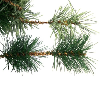 4' Green Pine Artificial Christmas Wall Tree with Pine Cones