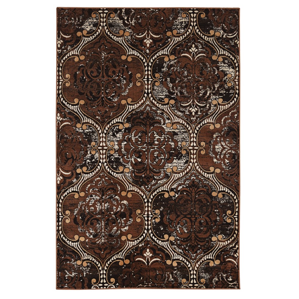 8'x10' Vintage Collection K Arthur Rug Brown - Linon