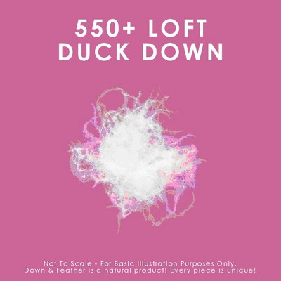 Twin Size White Cotton Duck Down Comforter