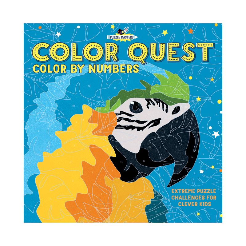 Color Quest: Color by Numbers - (Puzzle Masters) by  Amanda Learmonth (Paperback), 1 of 2