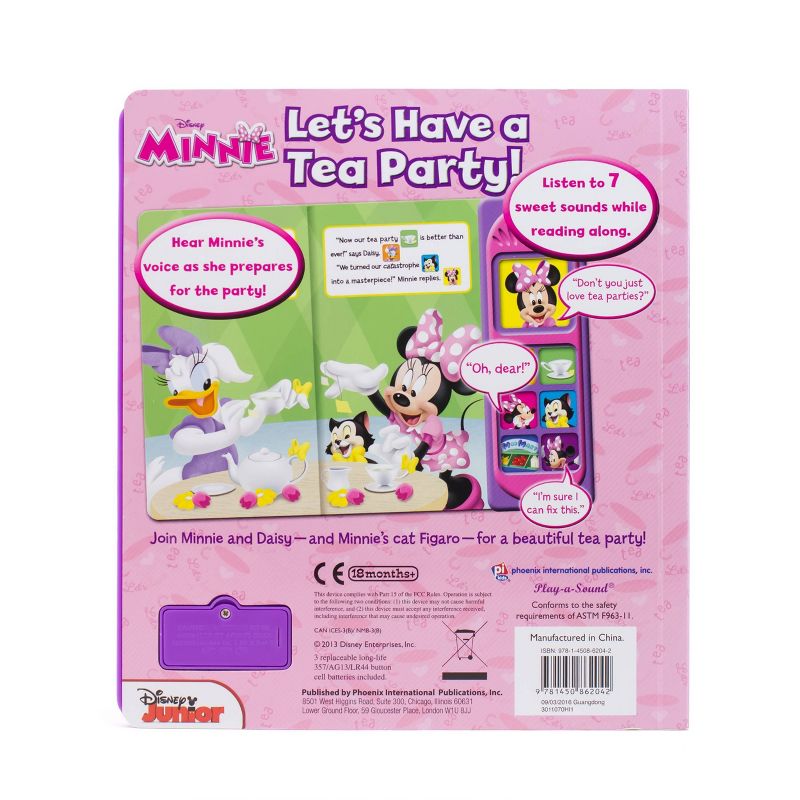 Disney Junior Minnie: Let's Have a Tea Party! Sound Book - by  Erin Rose Grobarek (Mixed Media Product), 4 of 5