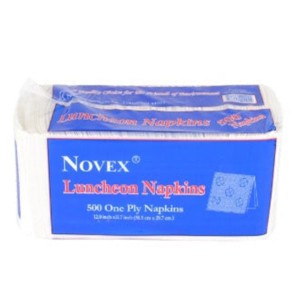 Novex Recycled Lunch Napkins 12" x 11.7" Made in USA - Pack of 500 - 1 of 2