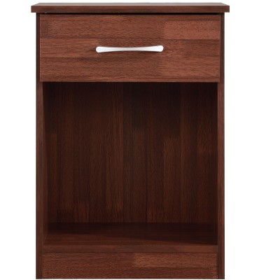 Passion Furniture Lindsey 1-Drawer Nightstand (24 in. H x 18 in. W x 16 in. D)
