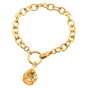 ELYA Crown Charm Bracelet - Gold, Women