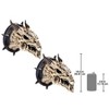 Design Toscano Horned Dragon Skull Wall Trophy: Set of Two - 3 of 3