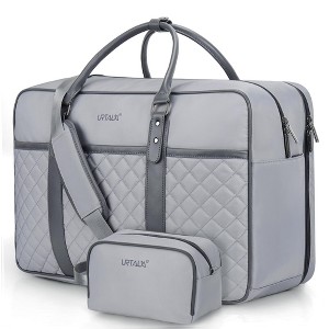 MaseiKar Travel Duffle Bag for Men, Weekender Bag for Women with Toiletry Bags, Carry On Overnight Bags with 17.3 inch Laptop Pouch - 1 of 4
